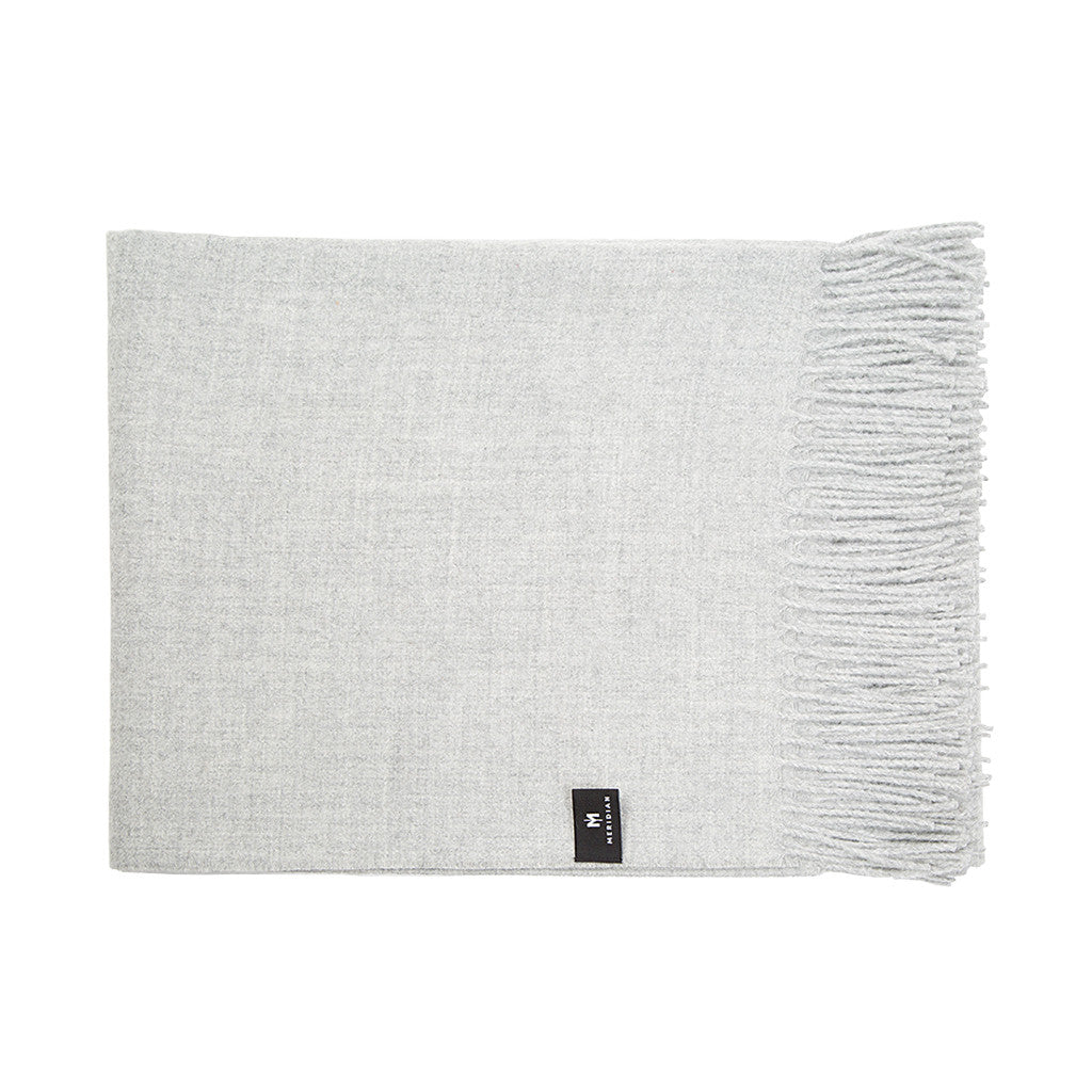 Alpaca Throw Blanket - Grey - Meridian