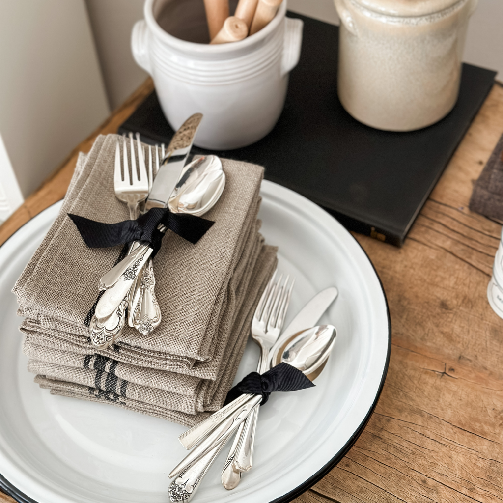 Classic French Linen Dish Towel Set