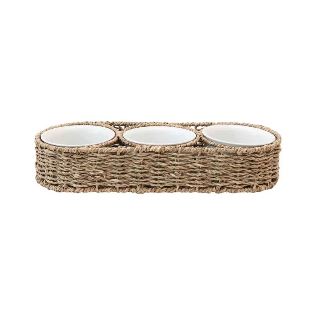 Romesco Seagrass Serving Basket