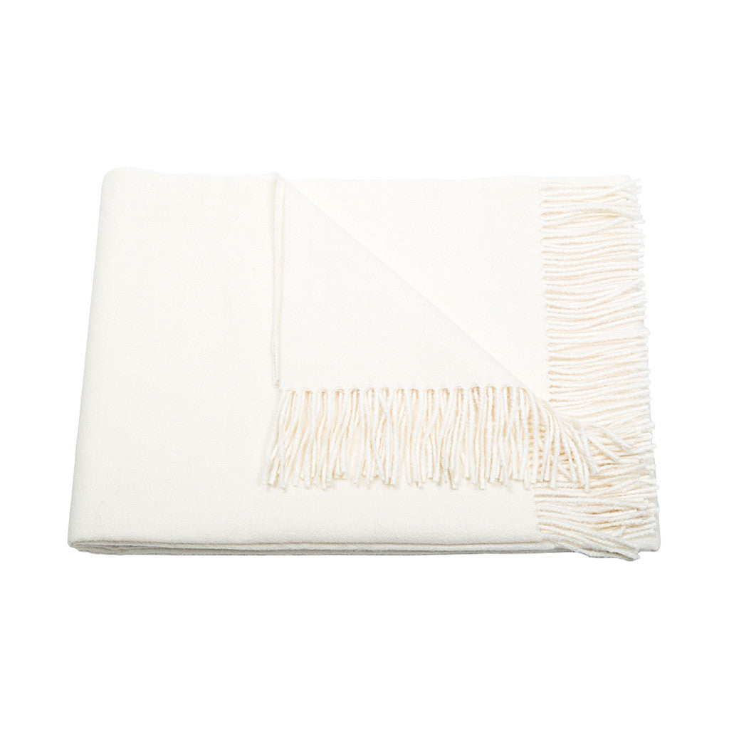 Meridian Baby Alpaca Throw Blanket Natural