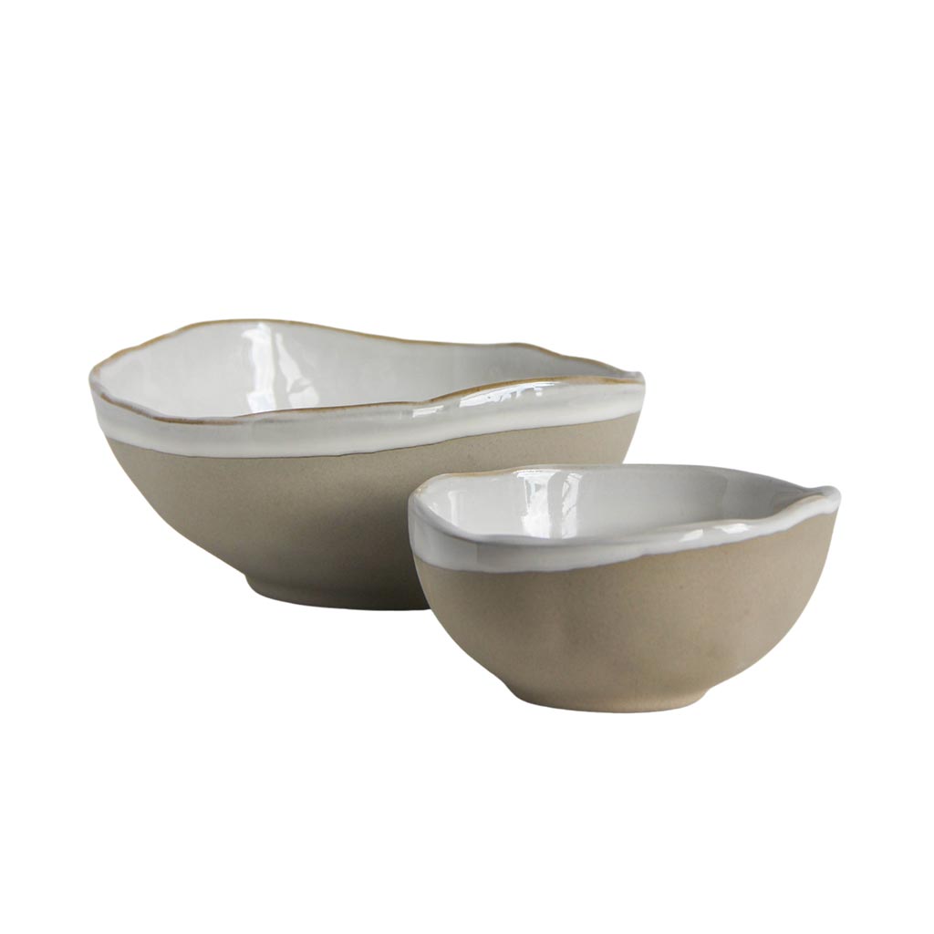 Plage Porcelain Bowls - Set of 2