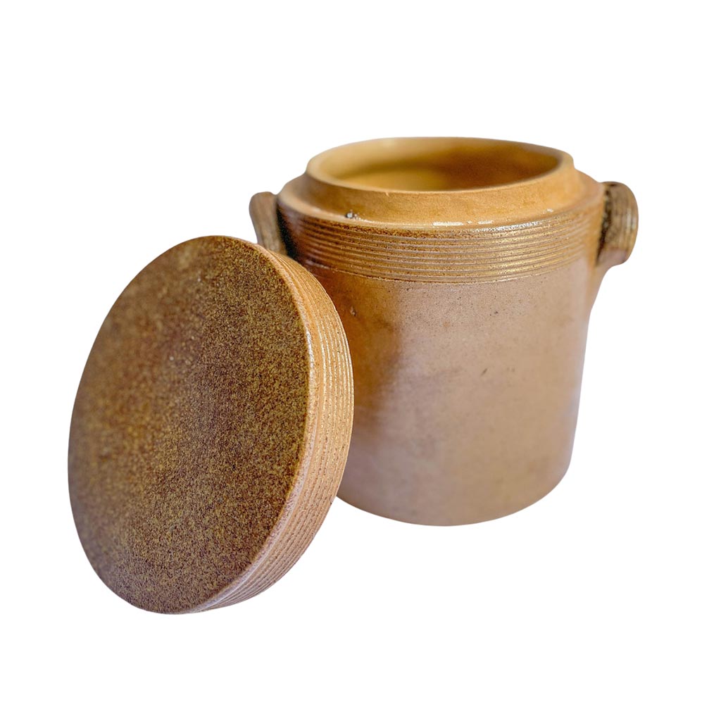 Vintage Mustard Pot With Lid
