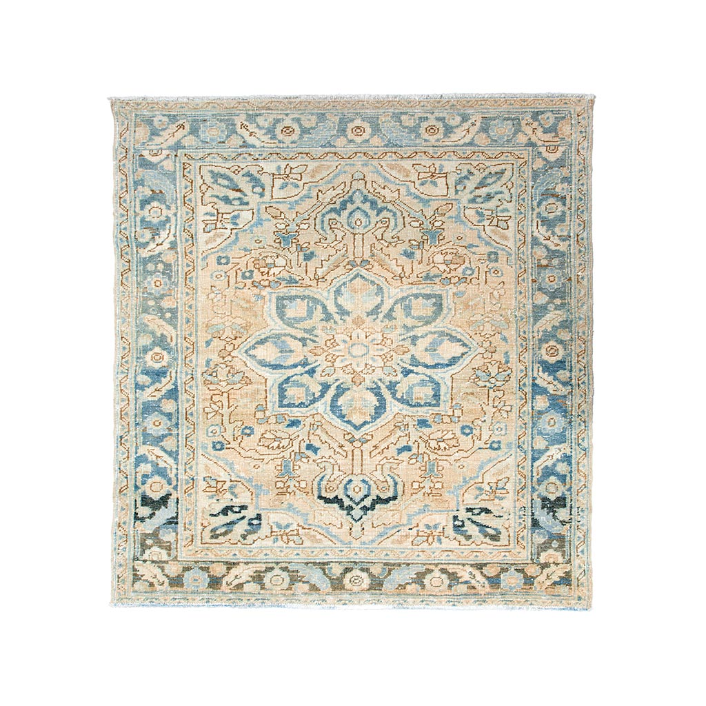 Alma Vintage Persian Heriz Rug - 4 x 5